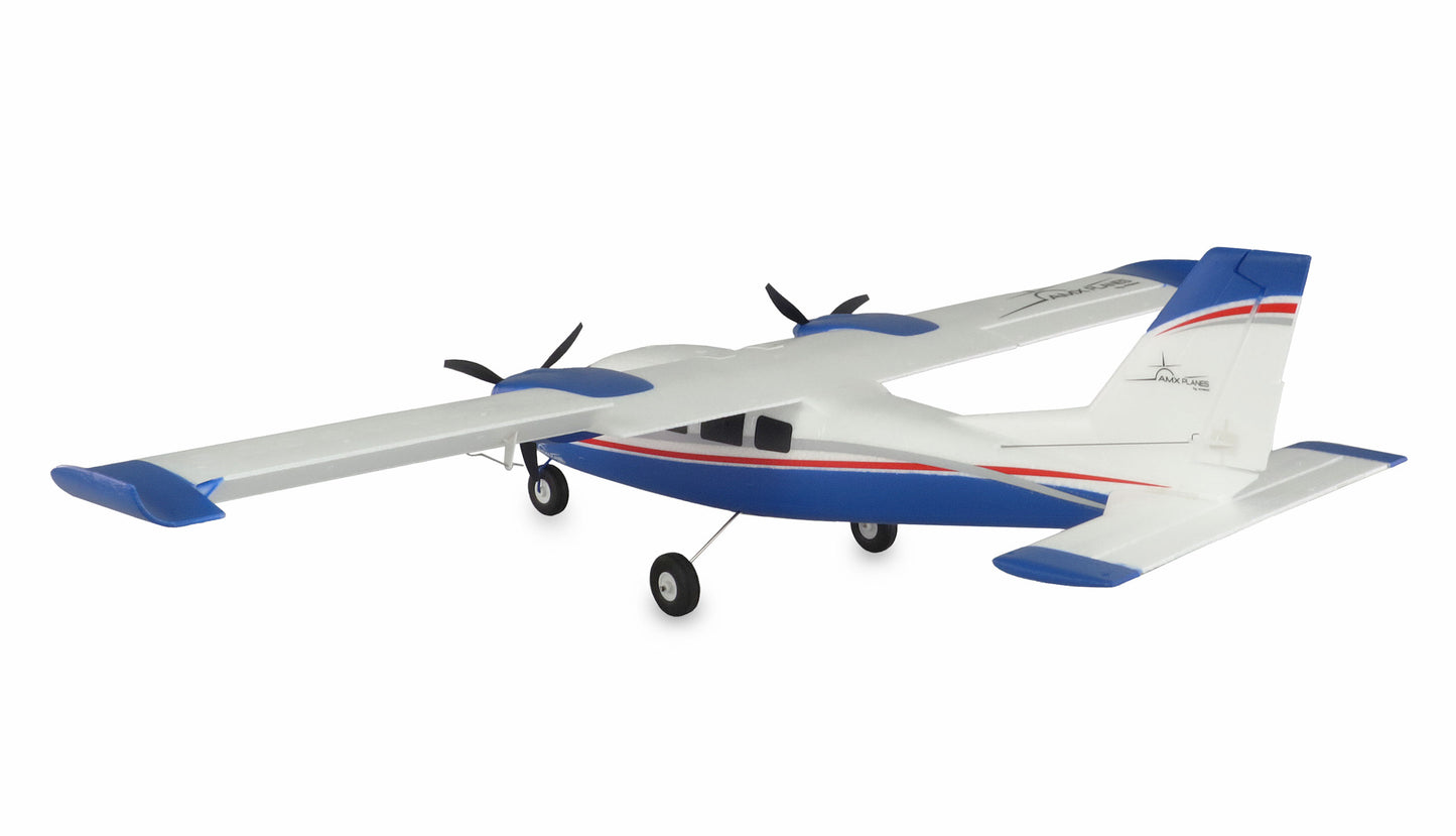 AMXPlanes P68 Hochdecker 850mm PNP Blue