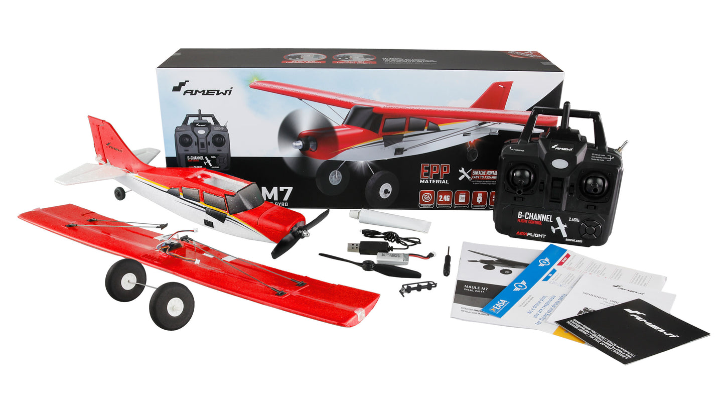 Maule M7 Brushless 510mm 4-Kanal 3D/6G RTF Red