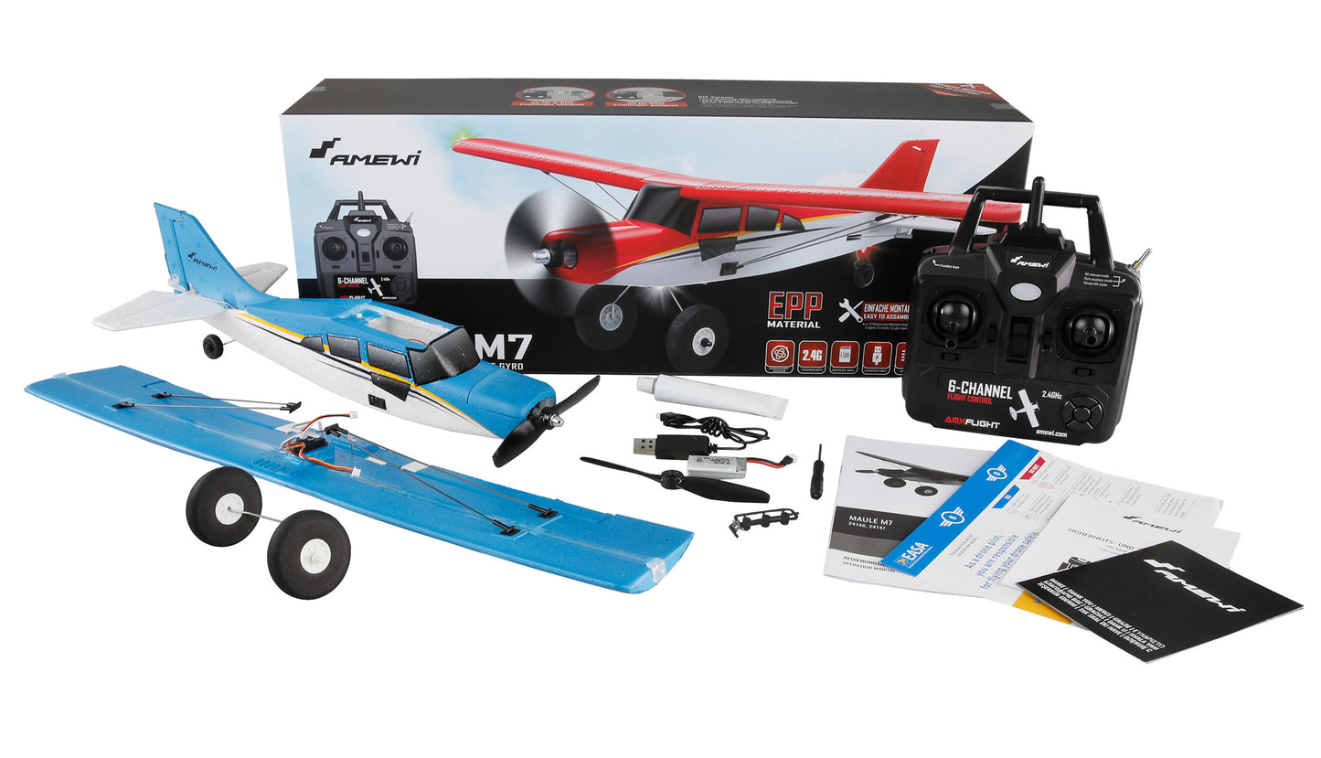 Maule M7 Brushless 510mm 4-Kanal 3D/6G RTF Blue