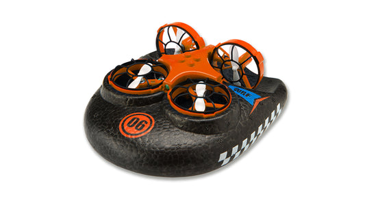 Trix 3-In-1 Drohne Luftkissenfahrzeug Orange