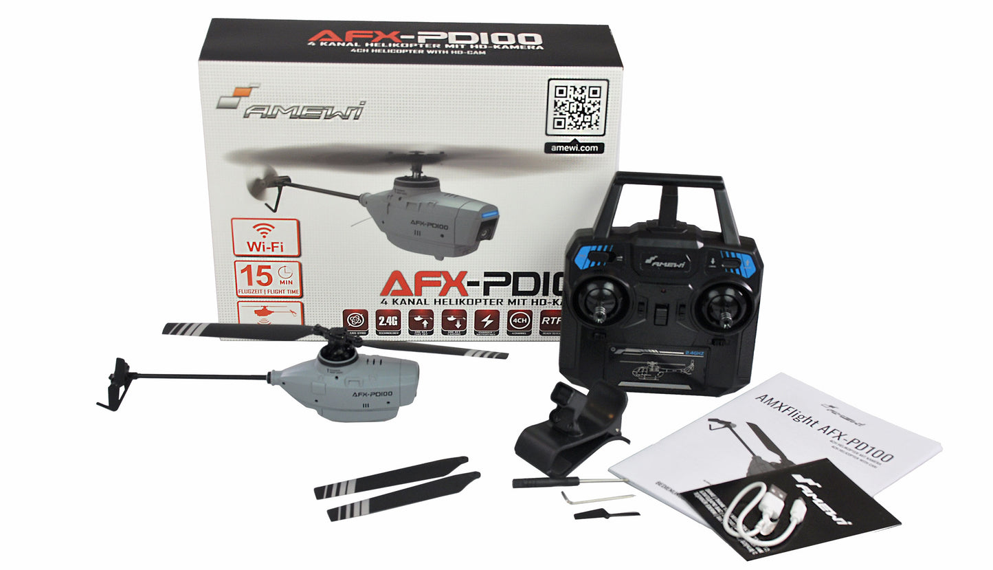 AFX-PD100 Helikopter With HD-Kamera 4-Kanal 6G RTF