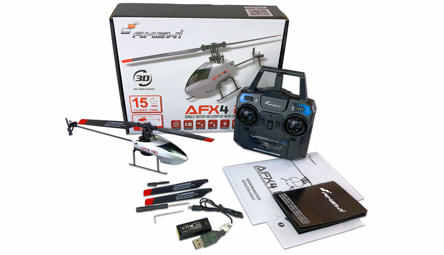 AFX4 R3D Single-Rotor-Helikopter 4-Kanal 6G RTF