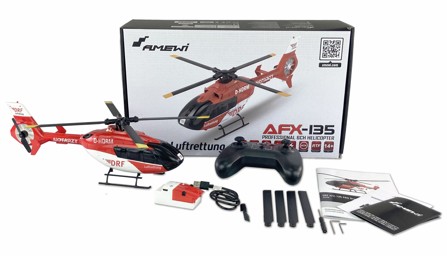 DRF AFX-135 PRO Brushless 6-Kanal 352mm Helikopter 6G RTF