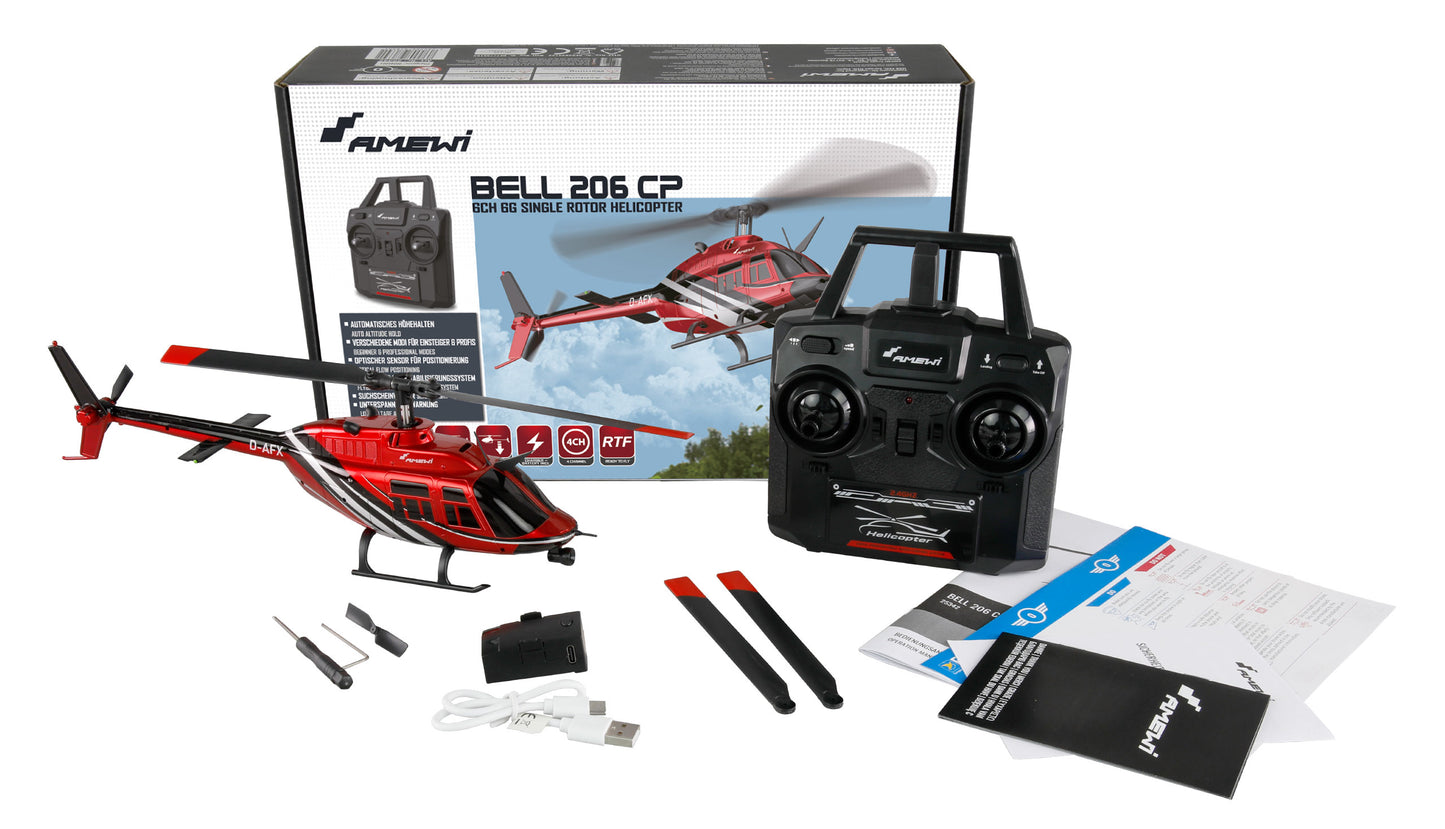 Bell 206 Jet Ranger CP-Helikopter 6-Kanal 6G RTF