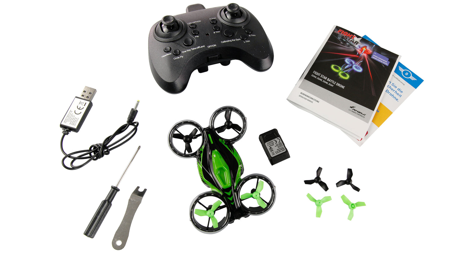 FightStar Battle Drone Bundle RTF Green & pink