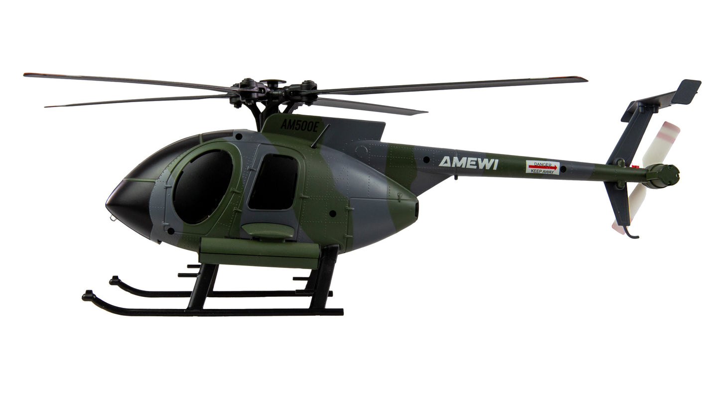 Hughes MD500 Helikopter Militär 4-Kanal 6G RTF Gray