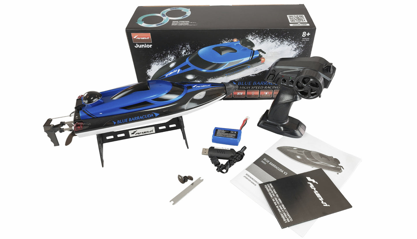 Blue Barracuda V3 Mini-Boot RTR