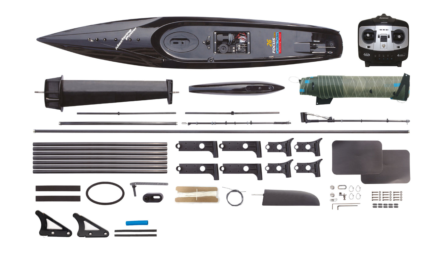 Focus III Racing Segelyacht 100cm RTR Blue