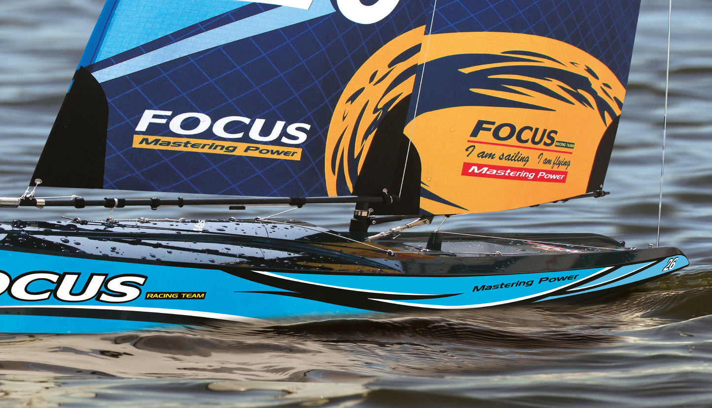 Focus III Racing Segelyacht 100cm RTR Blue
