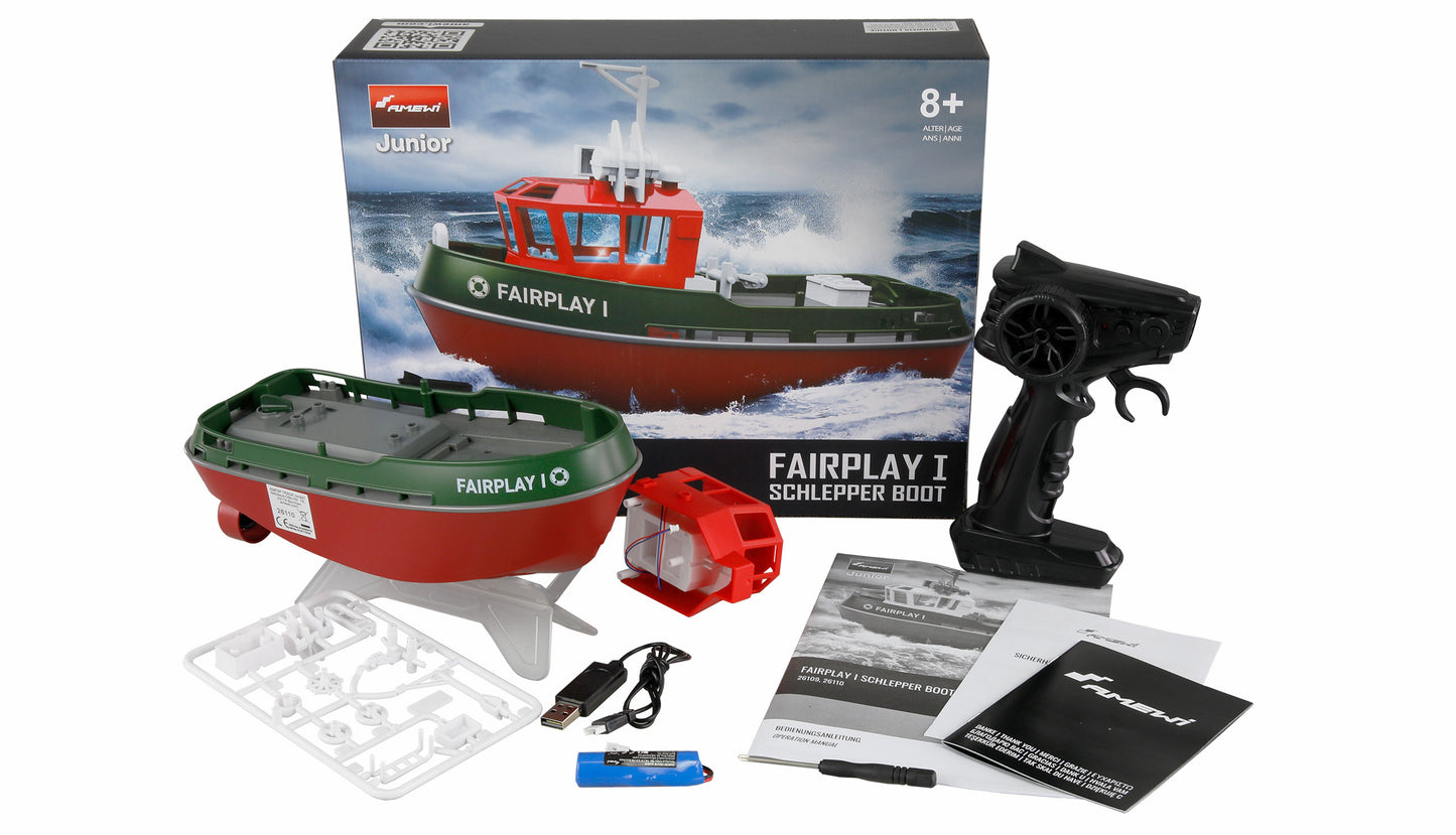 Fairplay I Schlepper Boot 1:72 RTR Green