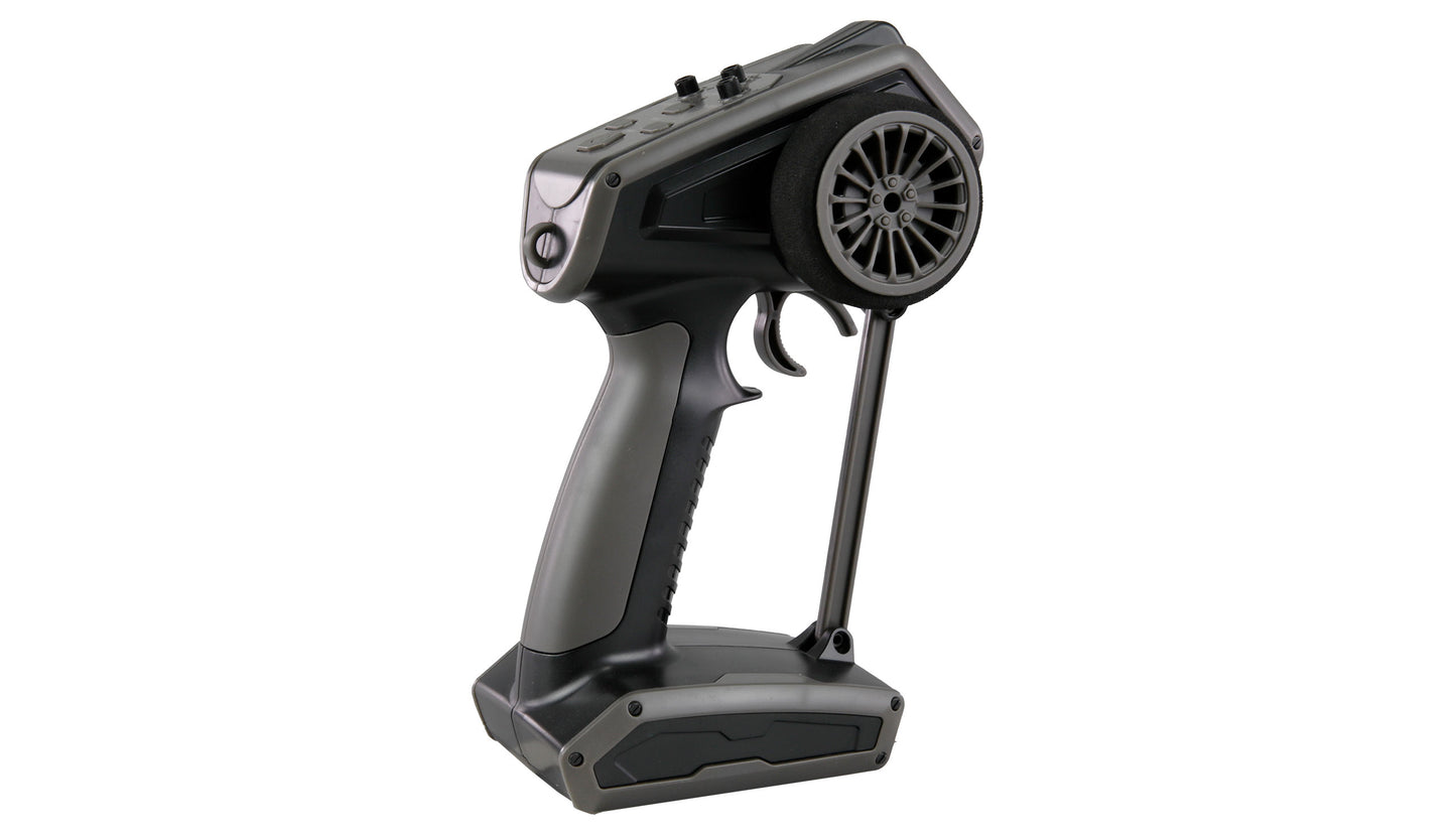Black Turbo Militärboot With Jetantrieb 420mm RTR camouflage-Gray