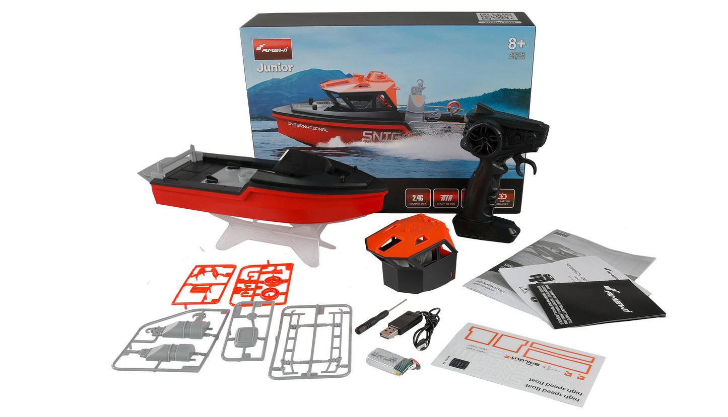 Rettungsboot Brushless Jetantrieb 320mm RTR Black/Red