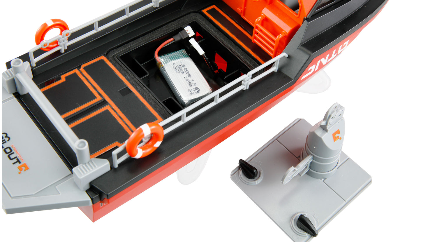 Rettungsboot Brushless Jetantrieb 320mm RTR Black/Red