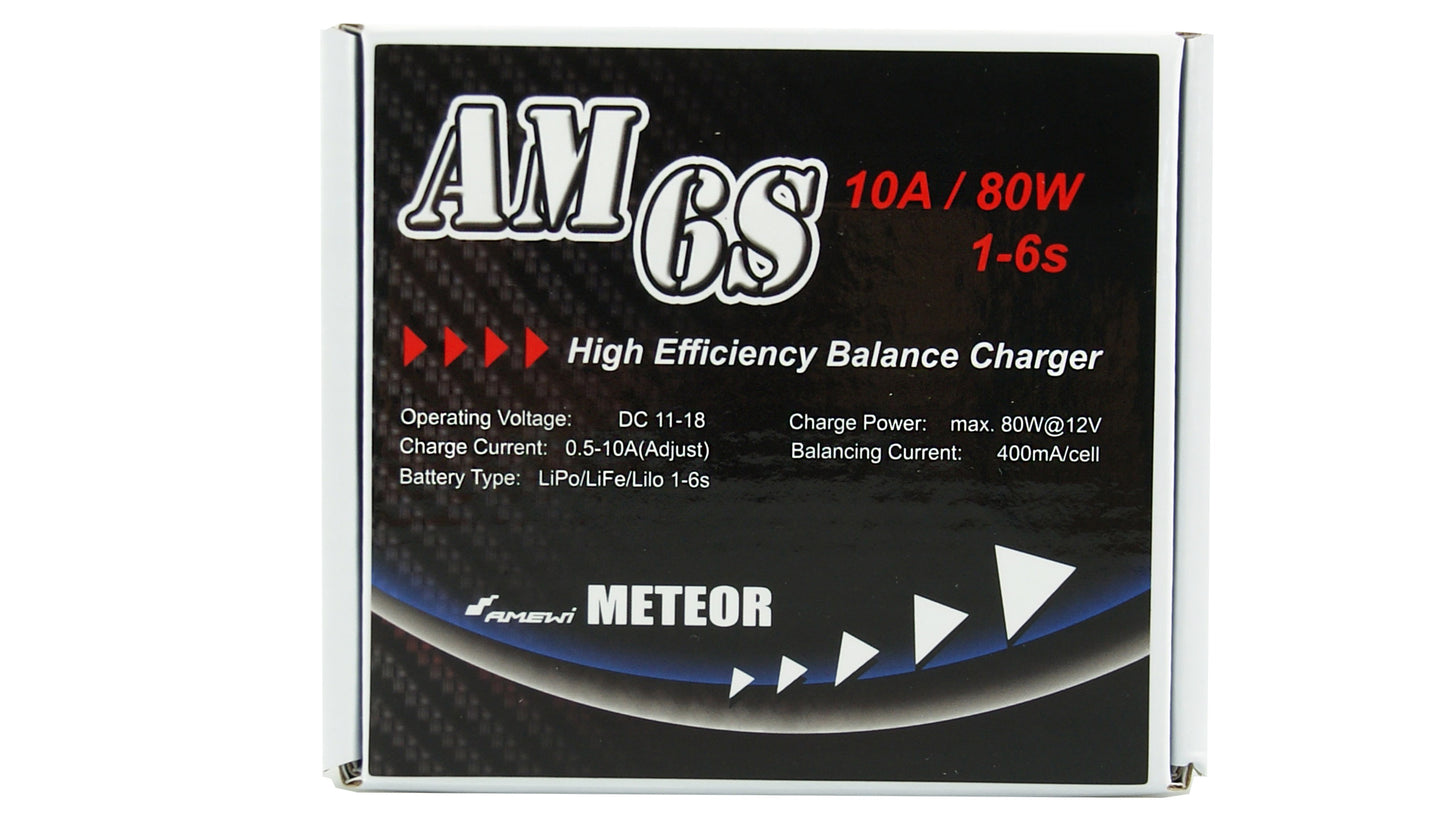 Meteor Charger AM6S LiPo, LiFe, LiIon
