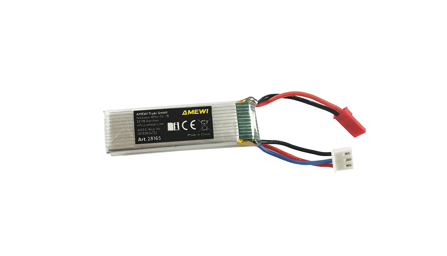 LiPo Battery 2S 7,4V 600mAh 30C JST-BEC