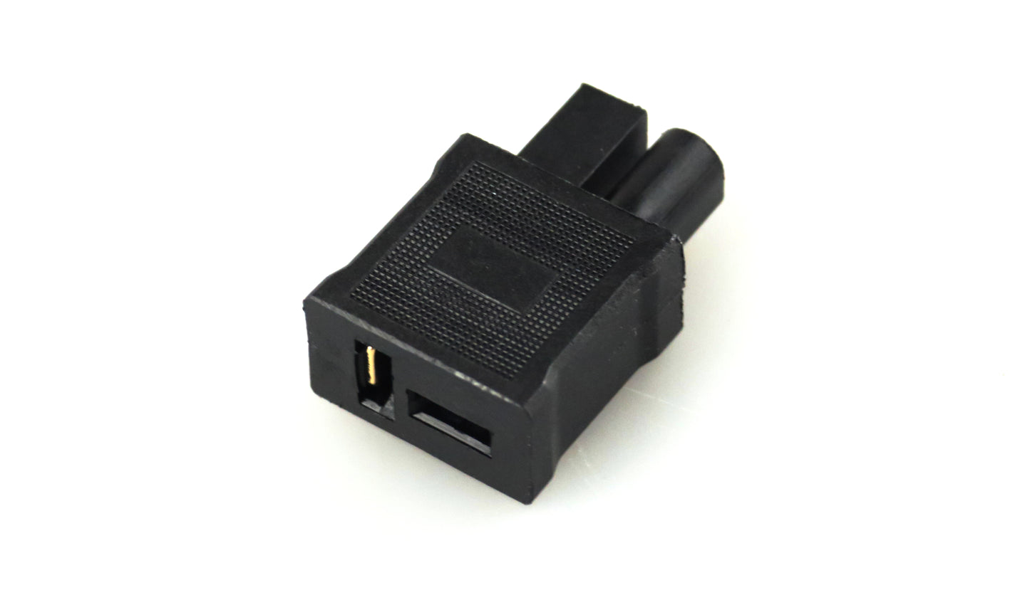 Adapter T-Socket To Tamiya Connector, Kompakt, Black