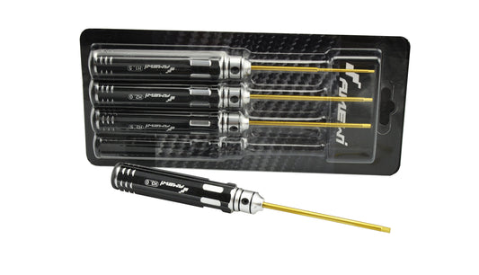 Innensechskant Screwdriver Set, 4 Stück Black