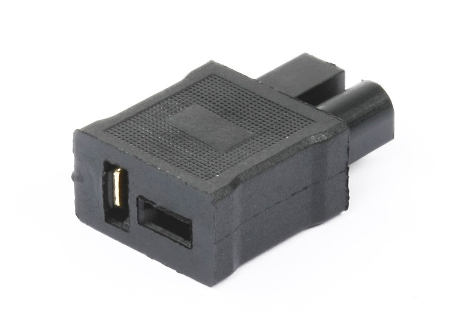 "One piece" Adaptator Tamiya device (M) to Deans T plug battery (F)