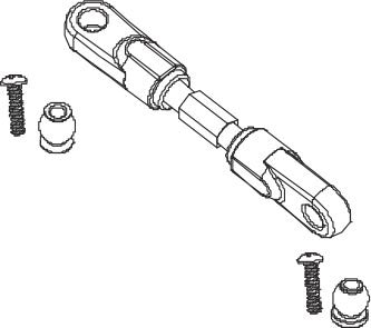 DISC.. Steering servo linkage for Mad Monster 1/6