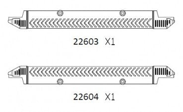 PG4 part : foot rest electroplate