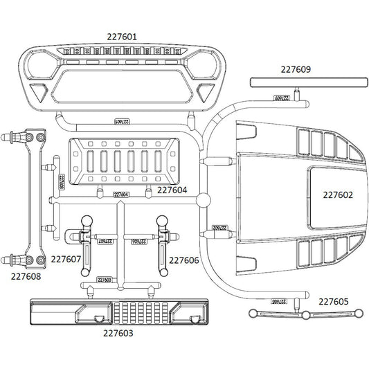 EMOX - Car shell trim (BAG J)