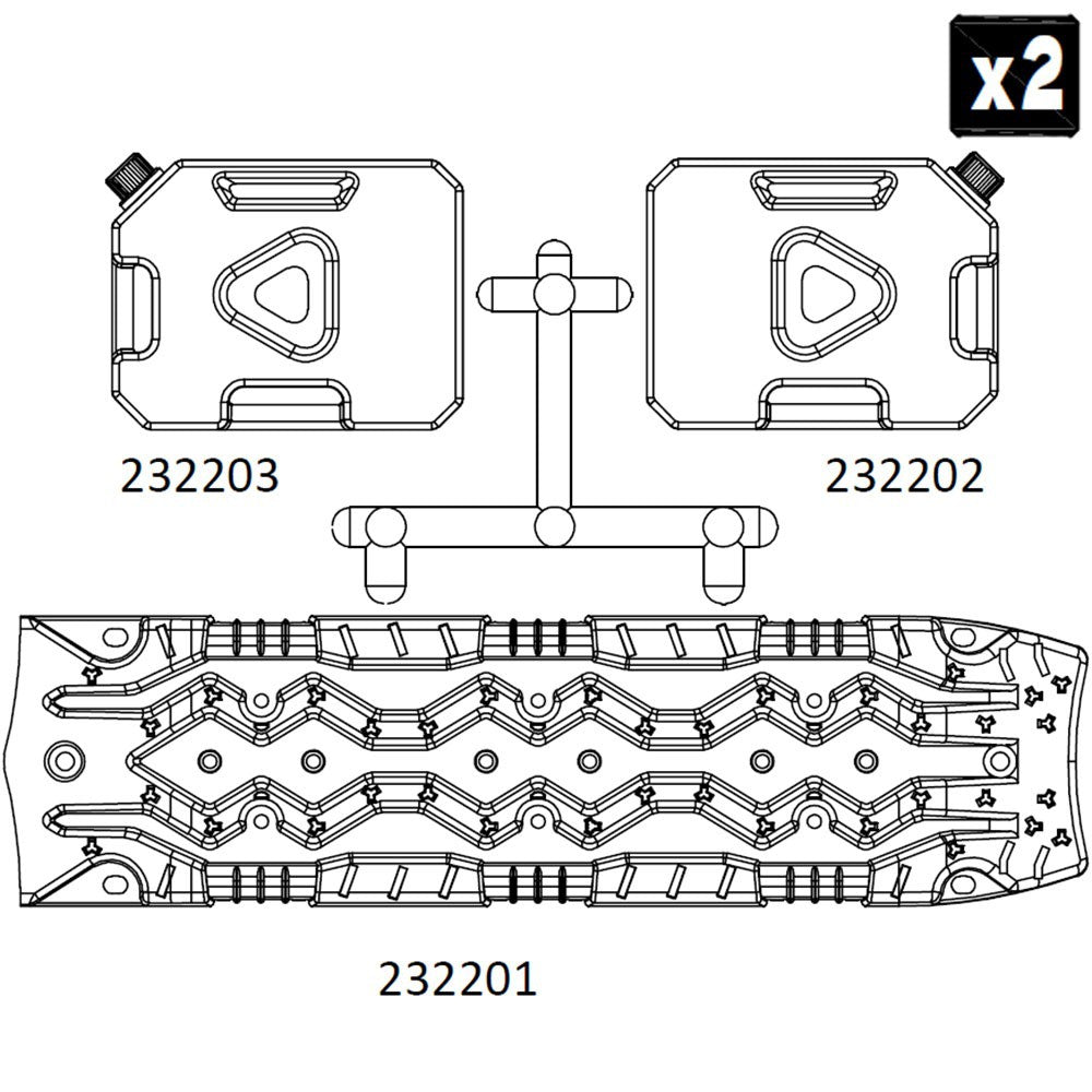 EMOX2 : sand board+fuel tank