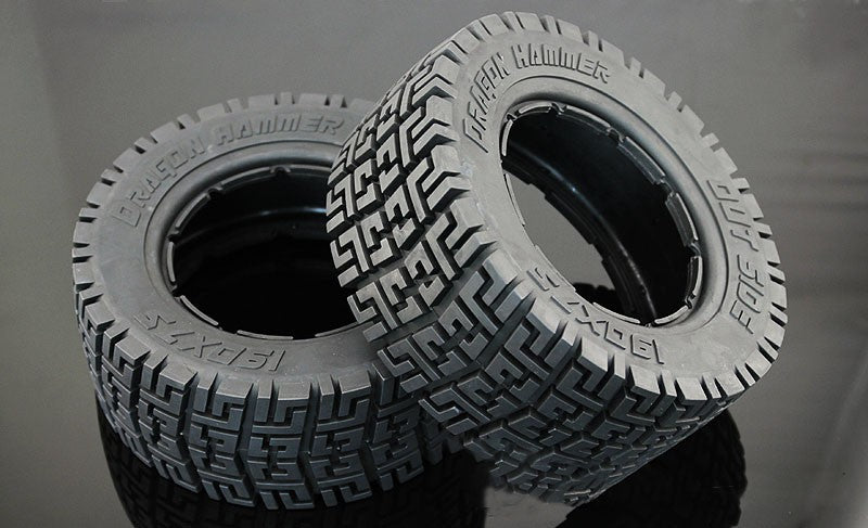 DISC.. 195mm tyre 1 (1) for Dragon Hammer v2