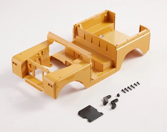 1/12 Land rover - car body yellow painted