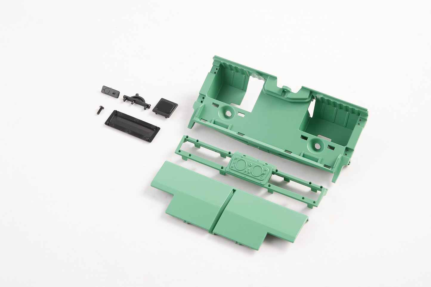 1/12 Land rover - instrument panel green painted