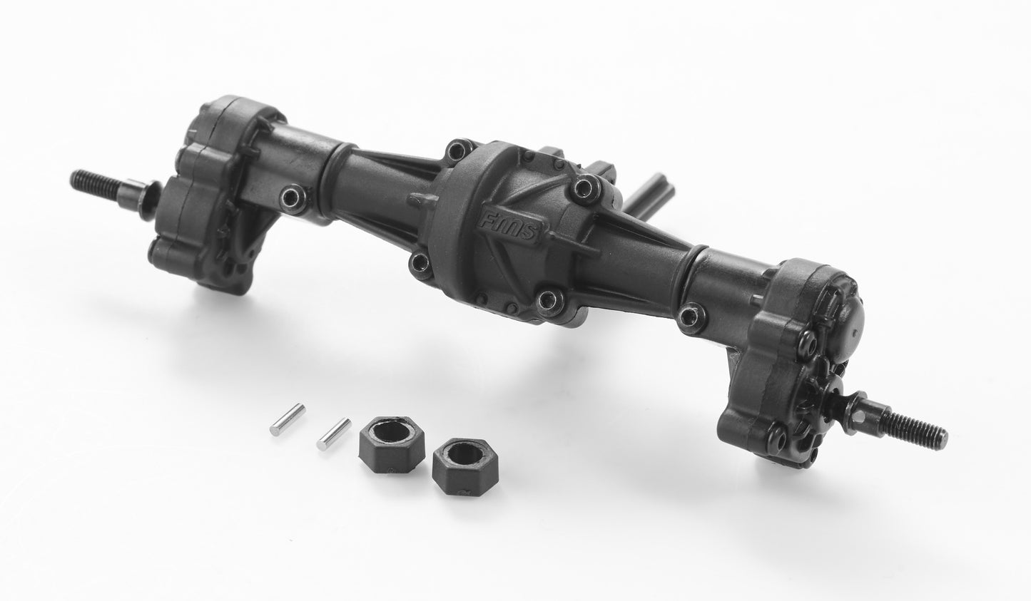 1/24 smasher v2 - rear axle assembly with differential set
