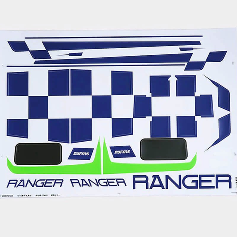 1200mm Ranger V3 - Decal sheet (green)