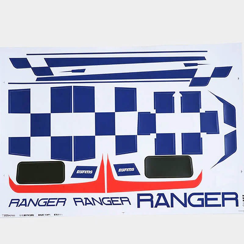 1200mm Ranger V3 - Decal sheet (red)