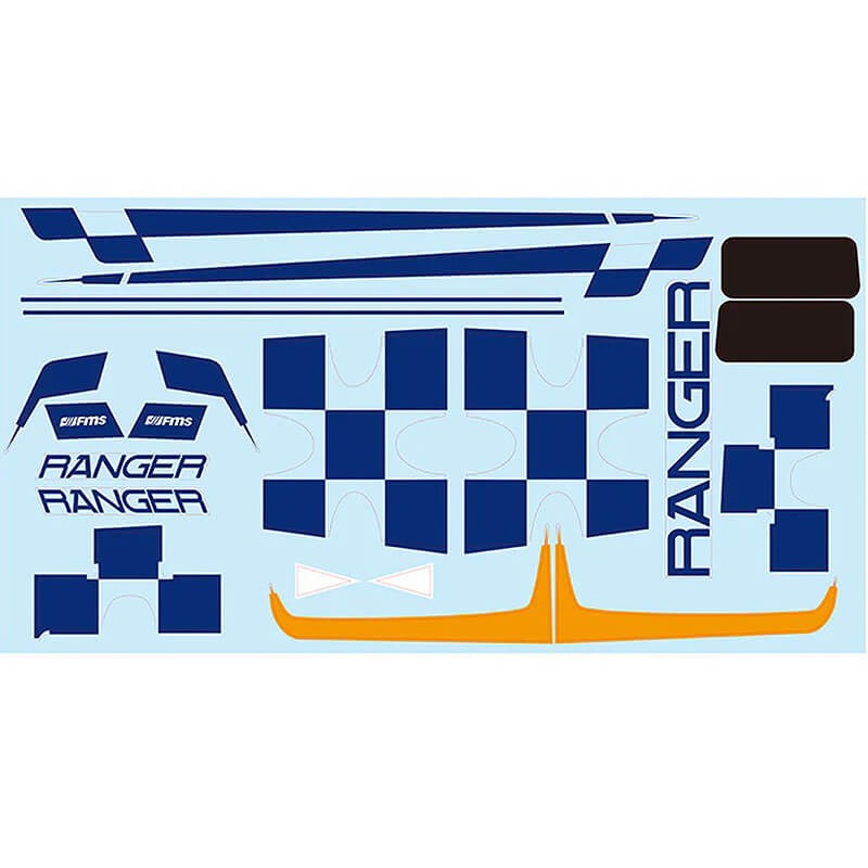 1200mm Ranger V3 - Decal sheet (Yellow)