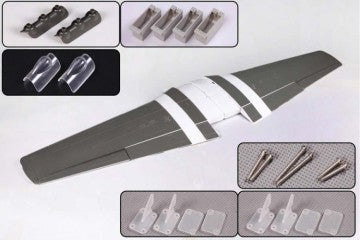DISC.. 1700mm P51 Ferocious Frankie - Main Wing set