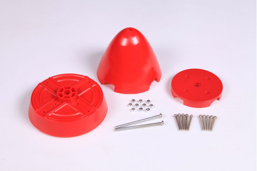 1700mm P51 red Tail - Spinner