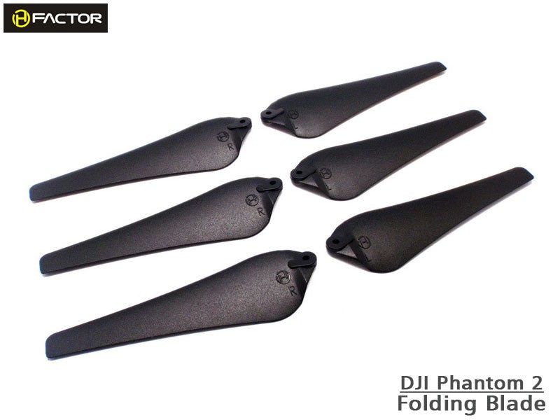 Phamton 2 Foldable Blade -Black (6 pcs, 3R+3L)