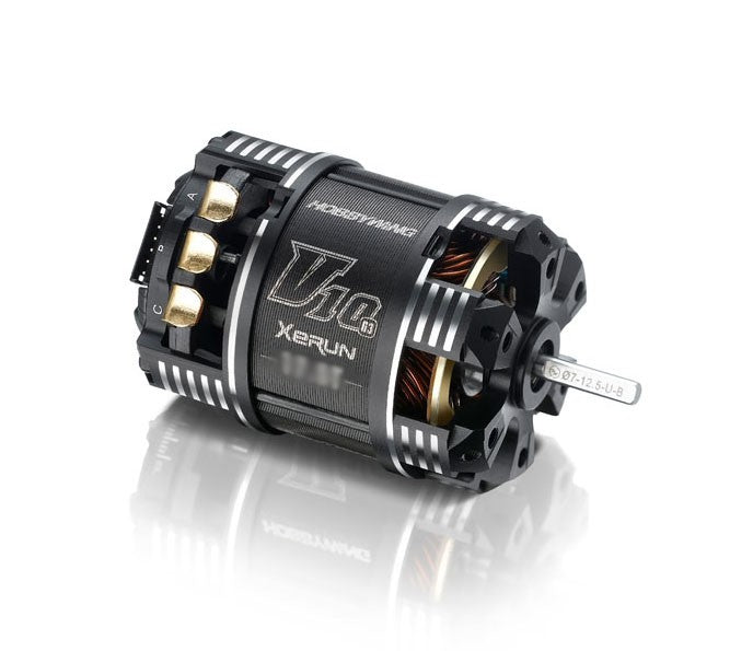 Xerun V10 Brushless Motor G3 5120kV (2s) 6.5T Sensored for 1/10