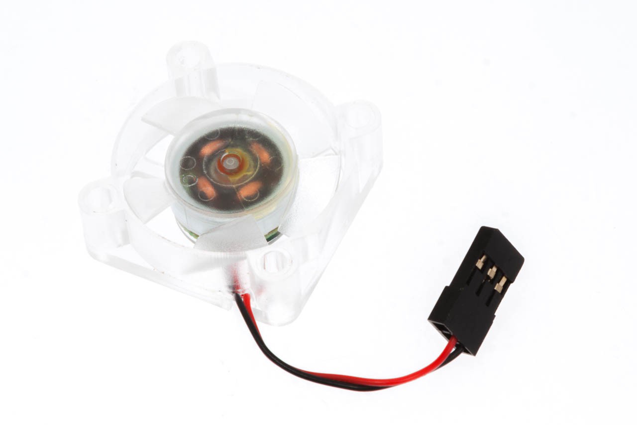 DISC.. Fan for EzrunSC8, Xerun SCT 30x30x10 transparent