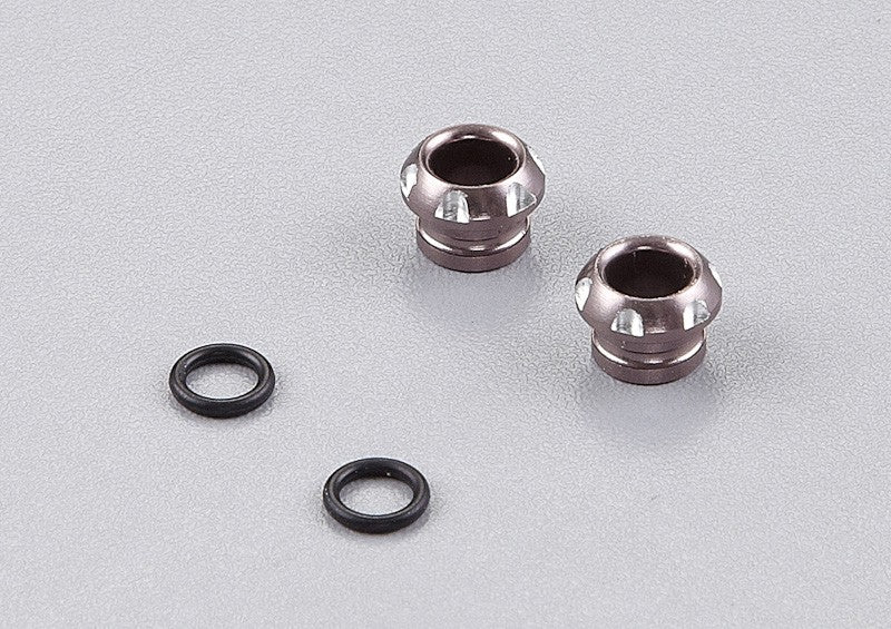 DISC.. LED Holder CNC Alloy for 5mm Light, Grey