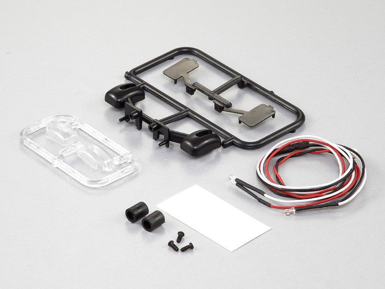 DISC.. Rear view mirror set "Type-F" incl. LED's