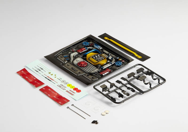 DISC.. Touring Car Motor Type-F, lexan, painted