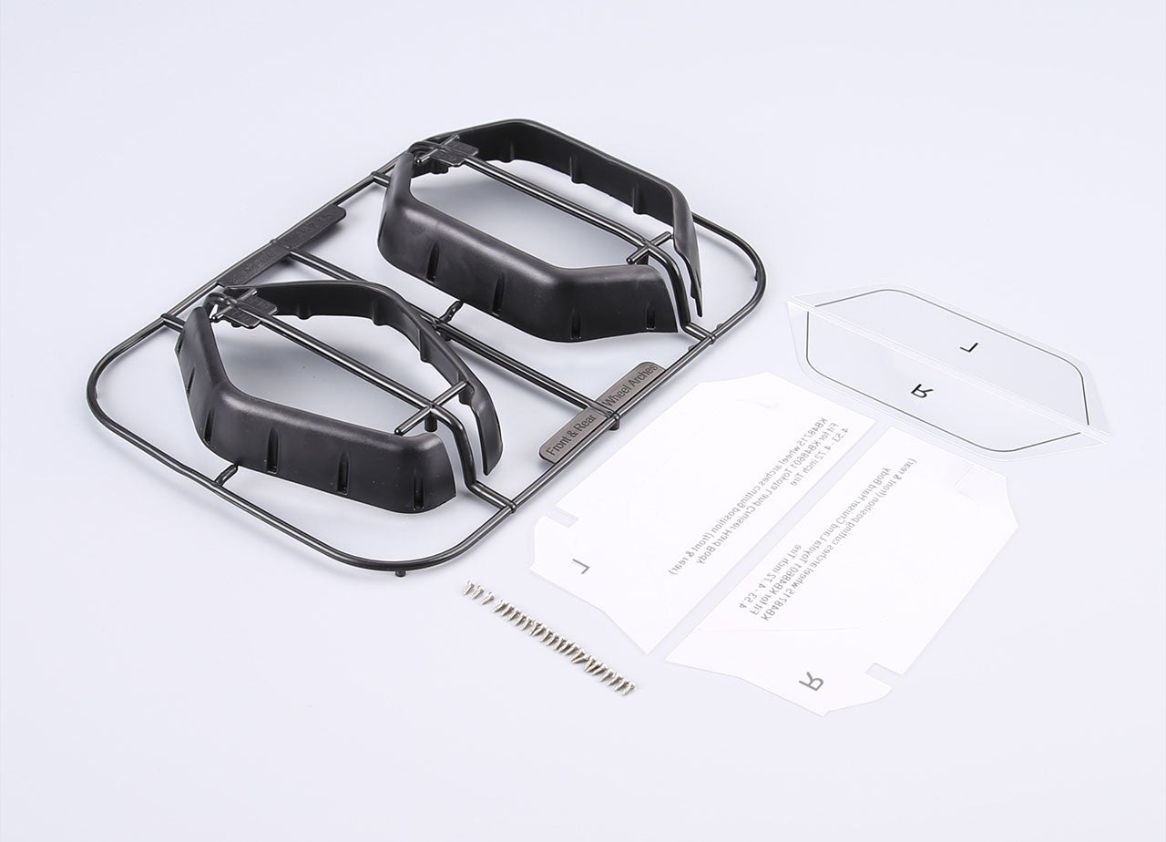 Land Cruiser 70 (LC70) Front Wheel Arches Scale for Traxxas TRX-4