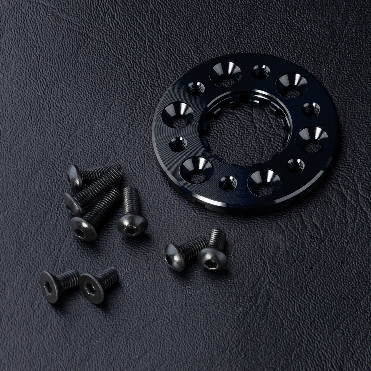 DISC.. Alum. motor heat sink spacer 3mm (black)