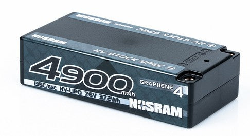 HV Stock Spec Shorty GRAPHENE-4 4900mAh - 7.6V LiPo - 135C/65C