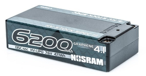 HV Stock Spec Shorty GRAPHENE-4.1 6200mAh 7.6V LiPo 130C/65C
