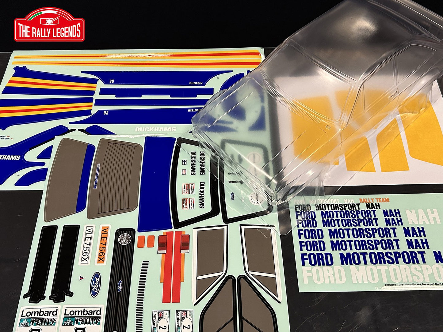 Ford Escort RS 1800 Clear Body Kit + Decals