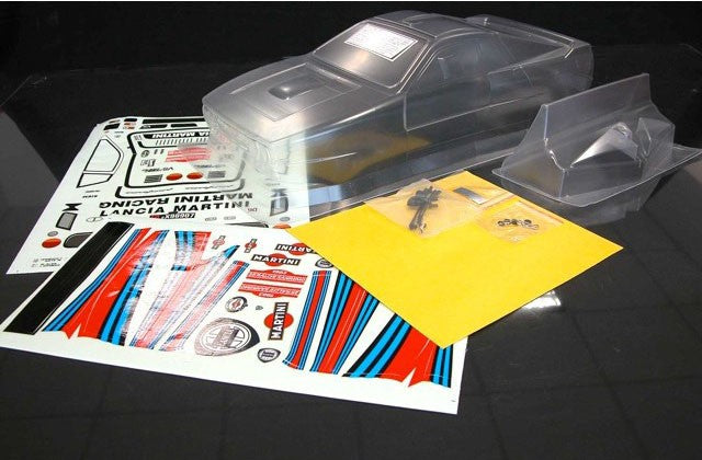Lancia 037 CLEAR BODY WITH MARTINI RACING DECALS