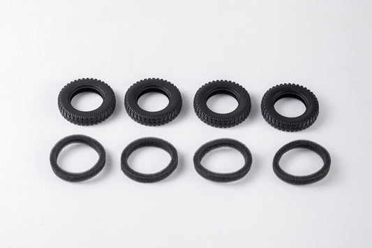 1/12 Type 82 Kubelwagen & 82e Beetle - tire with foam