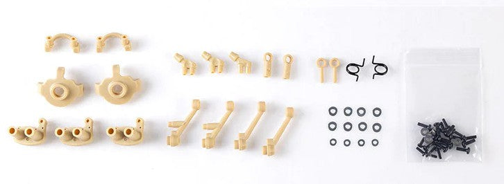 1/12 Type 82 Kubelwagen & 82e Beetle - Front steering c hub parts