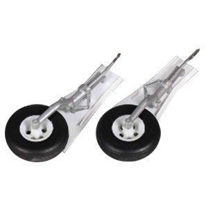 DISC.. P51 Strega :  set of main landing gear with strut and tires